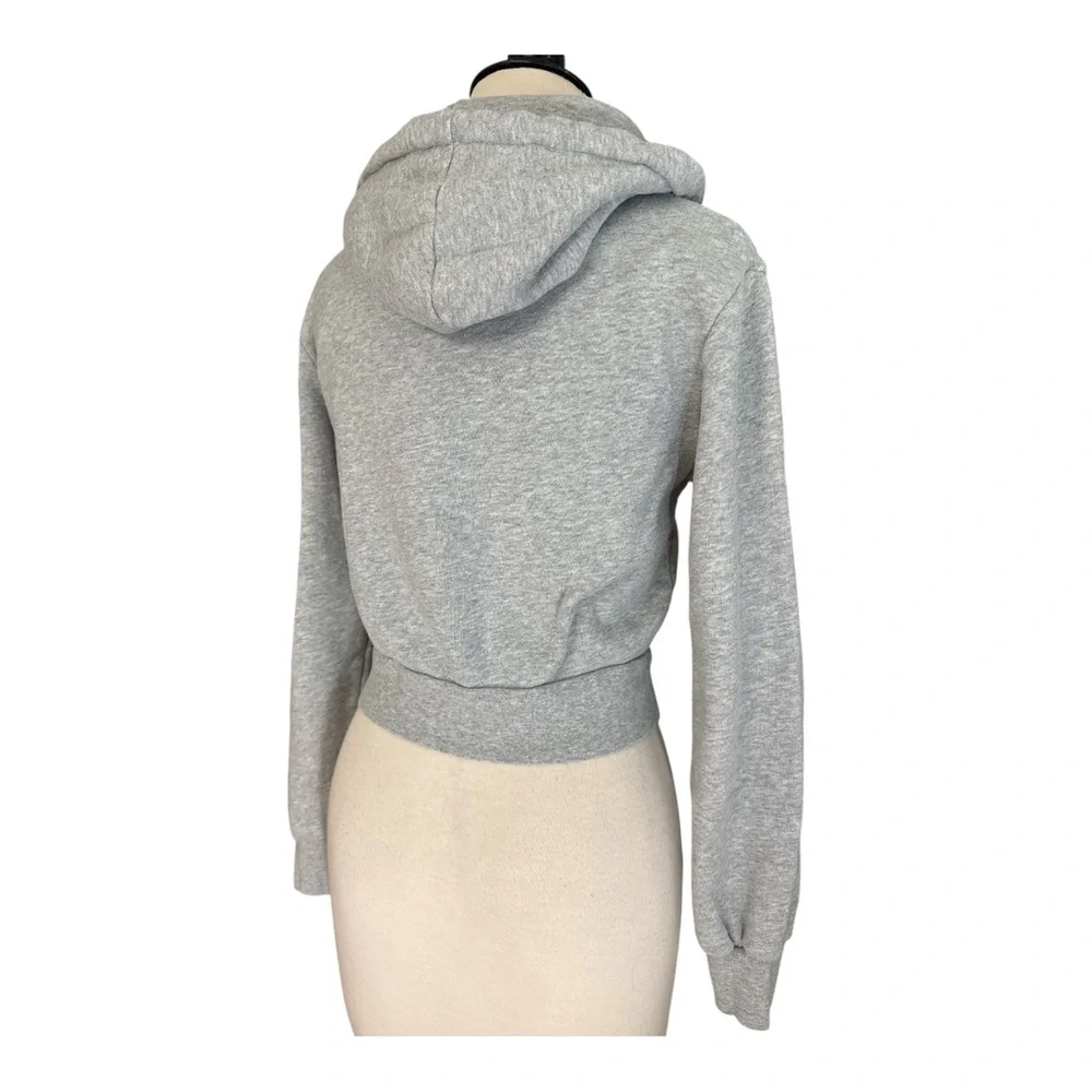 Brandy Melville Zip Up Hoodie Light Heather Gray Sweatshirt + 2 Tank Tops Casual